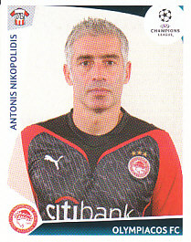 Antonios Nikopolidis Olympiacos FC samolepka UEFA Champions League 2009/10 #516